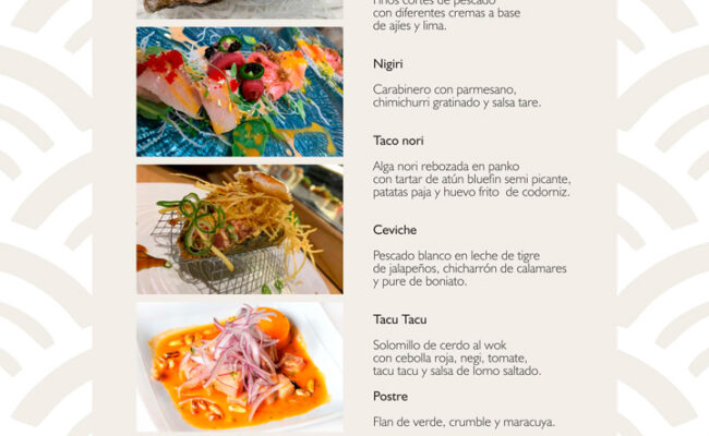 Cena menú degustación con Abel Mora