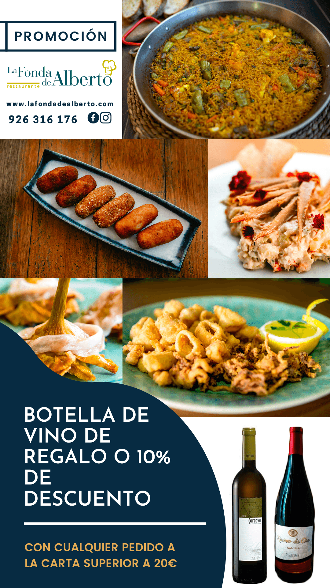 Nuestra gastronomía en tu mesa