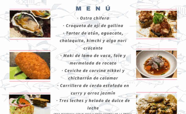 Cena Menú Degustación de cocina NIKKEI con Abel Mora