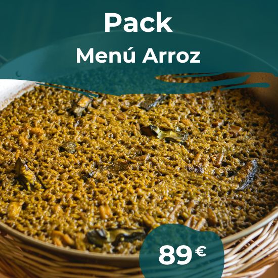 PACK MENÚ ARROZ (2 pax)