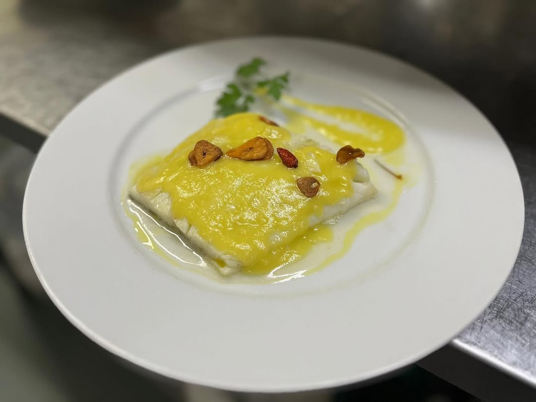 Bacalao al pil-pil - Restaurante La Fonda de Alberto